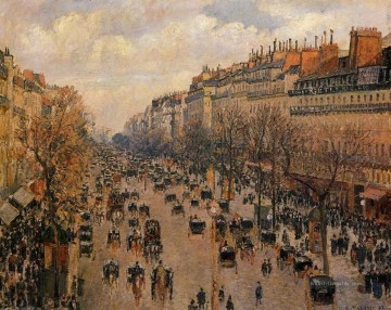 Boulevard Montmartre Nachmittag Sonnenlicht 1897 Camille Pissarro Ölgemälde